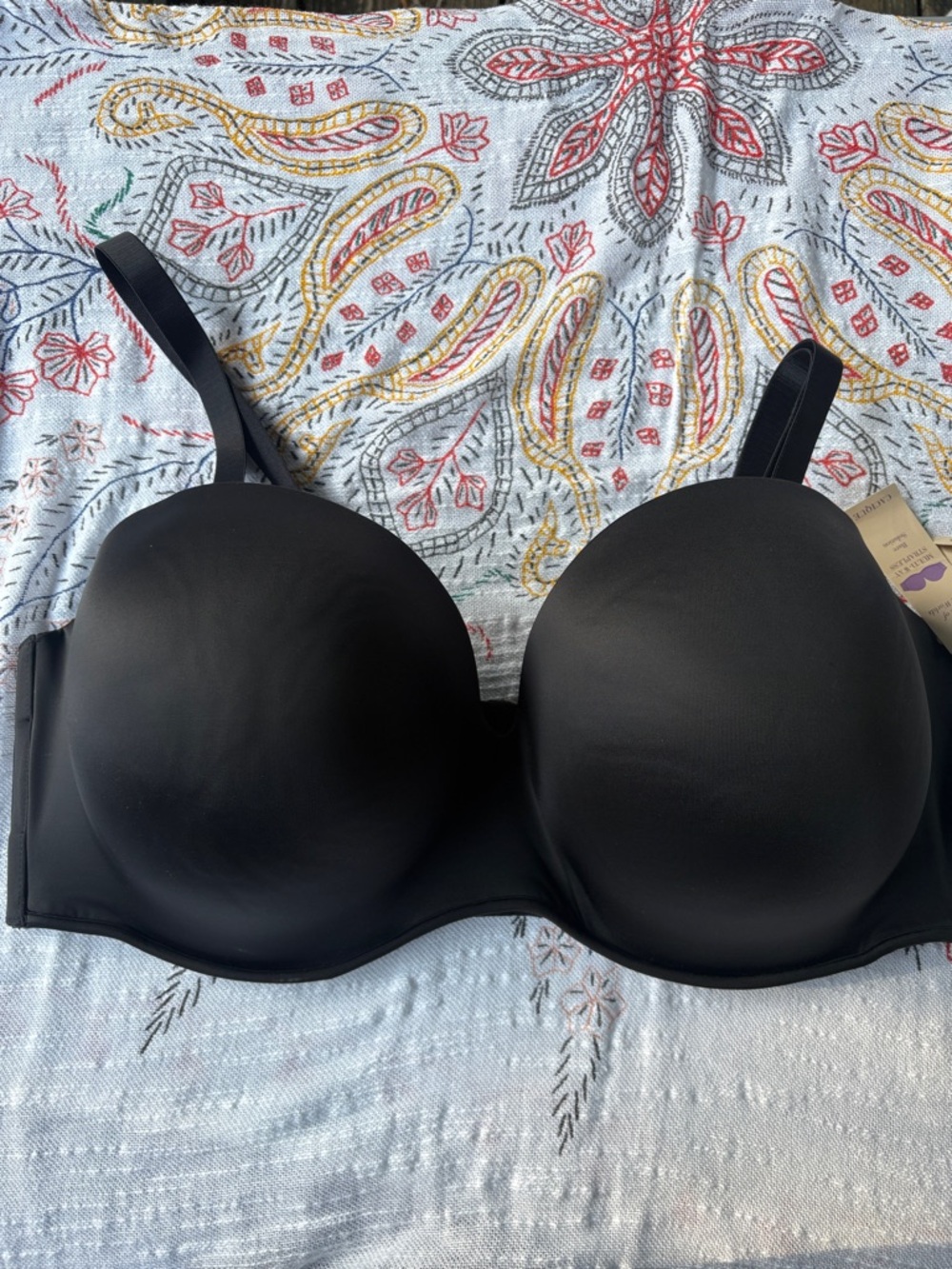 Cacique Smooth Black Convertible Strapless Bra